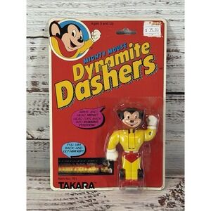 Vintage 1981 Takara Toys Mighty Mouse Dynamite Dashers Made In Japan